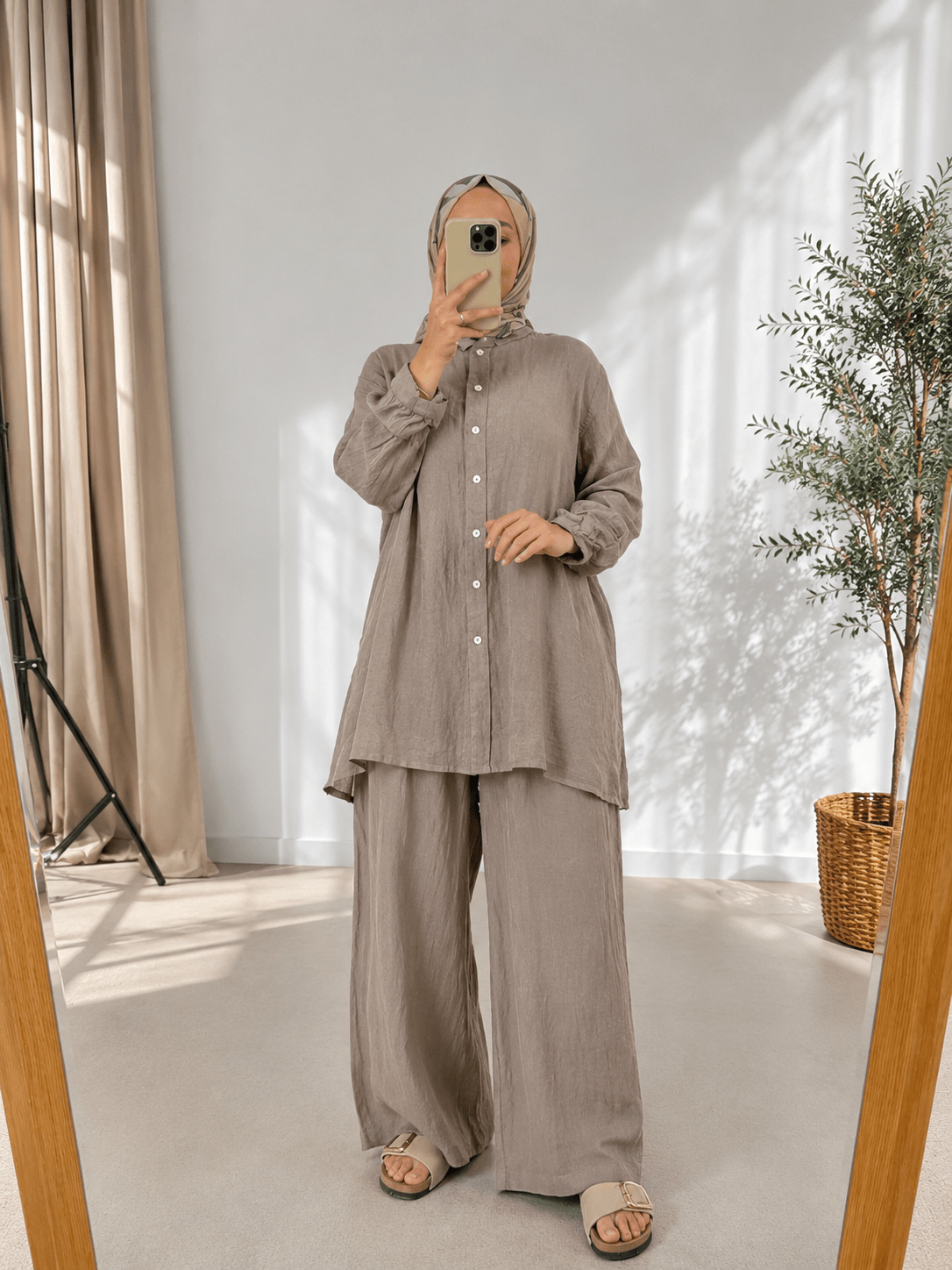 Leinen Zweiteiler - Image Stores