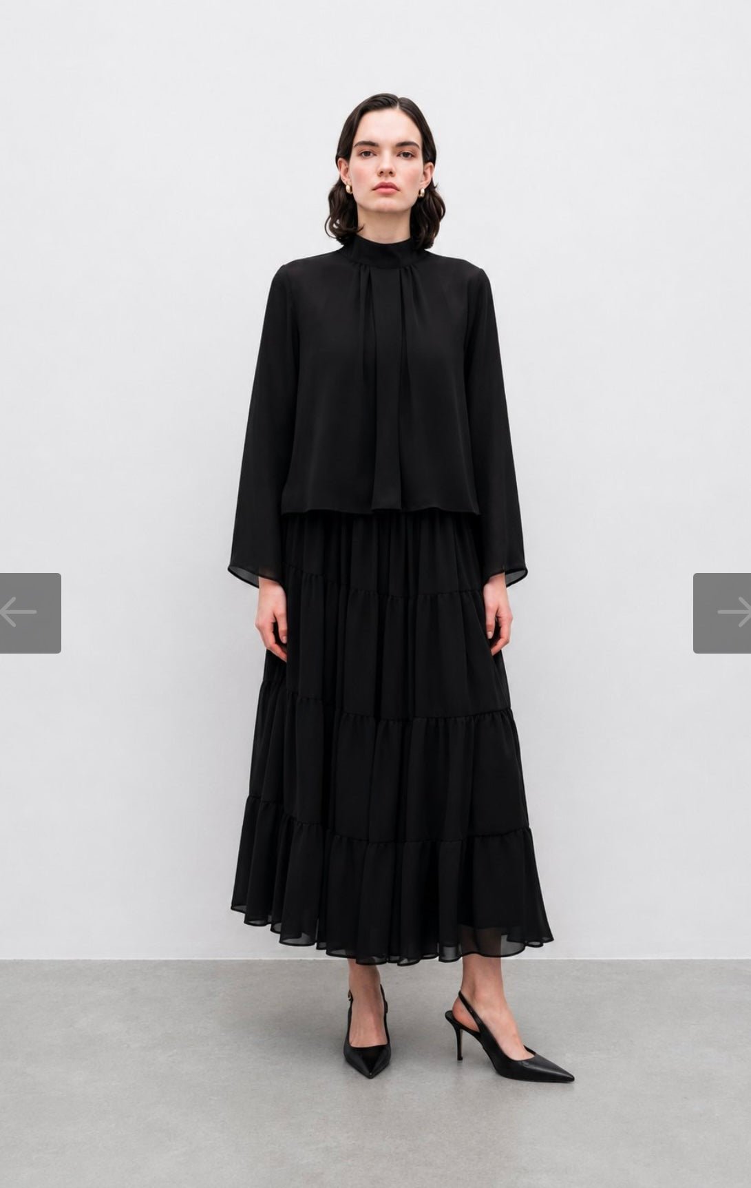 Lilyum Zweiteiler aus Chiffon - Image Stores
