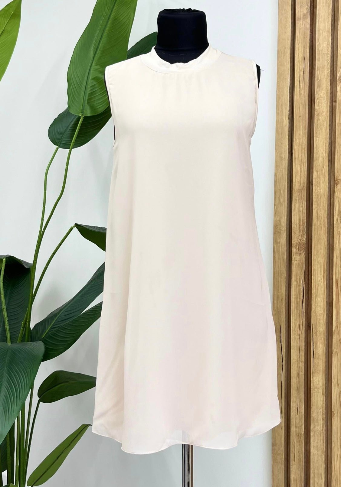 Tunika Ärmellos mit Chiffondetail - Image Stores