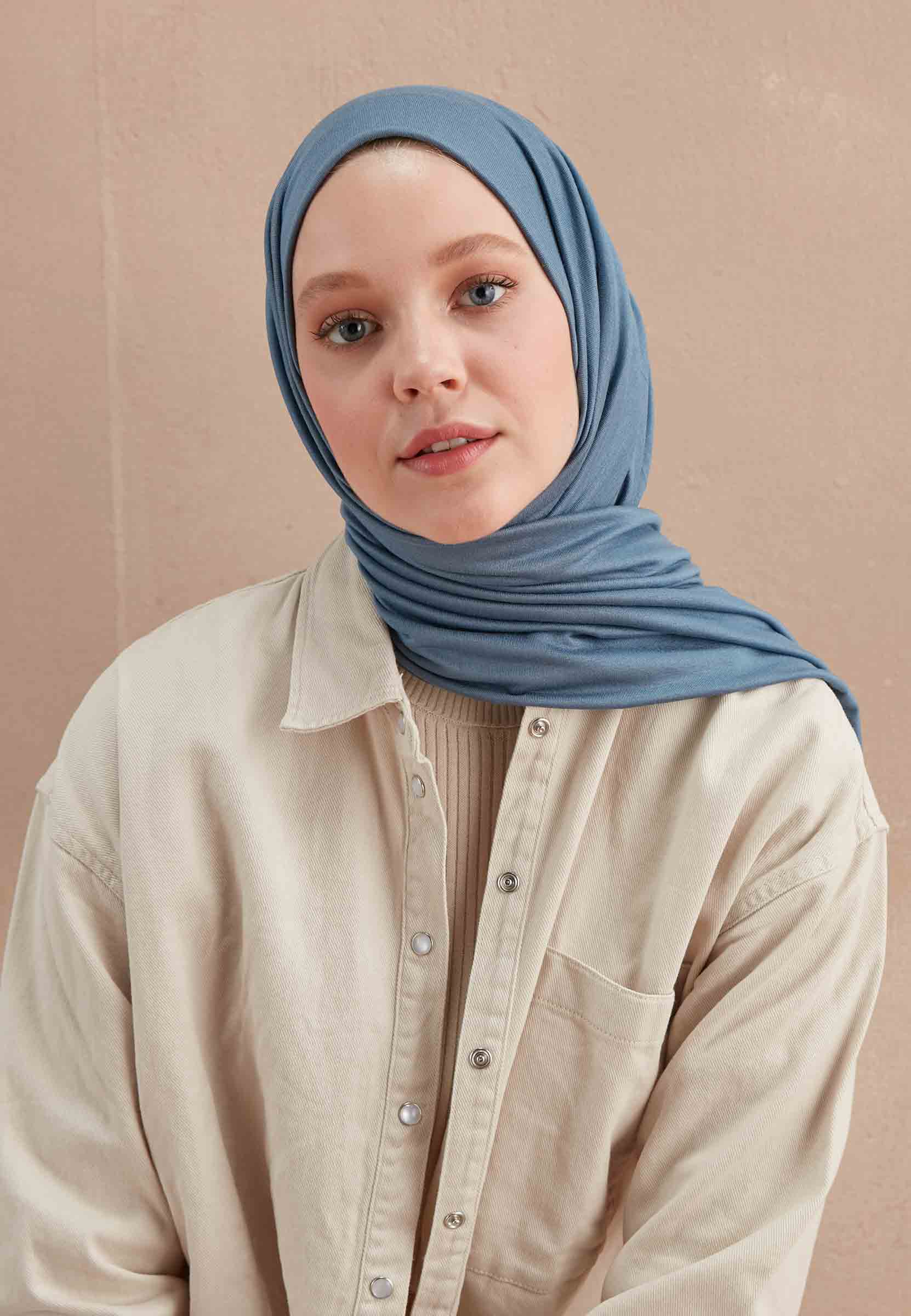Fresh Scarfs "Jersey Schal" -Indigo