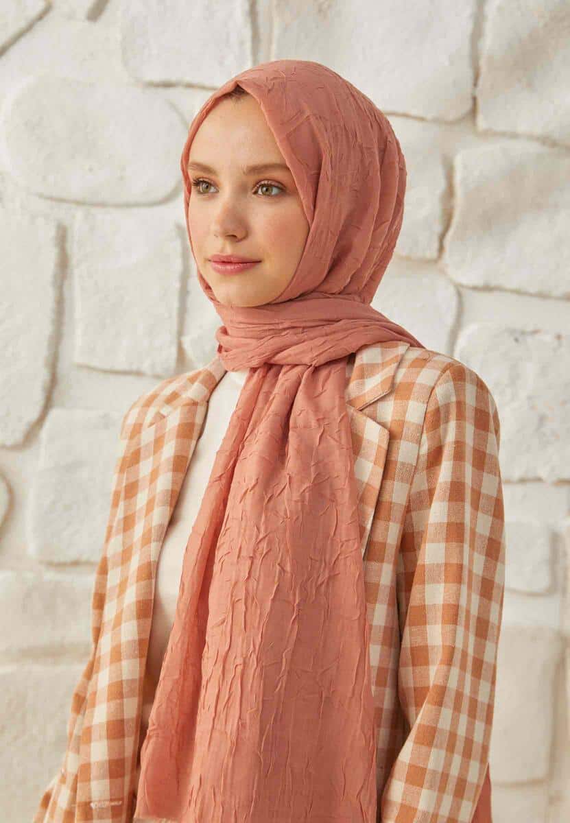 Fresh Scarfs "Bambus" in peach