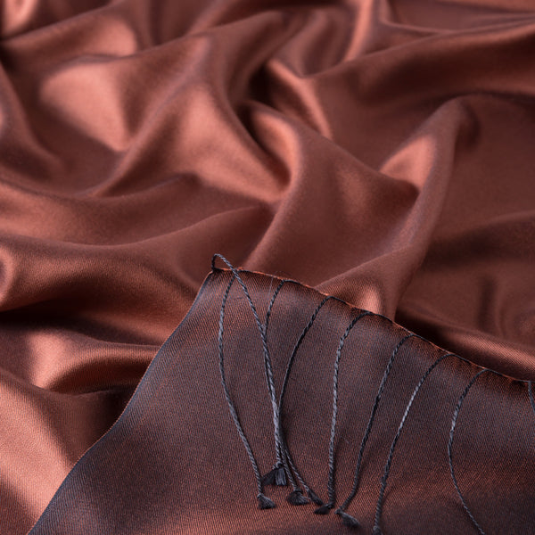 Ipekevi Sal / silk scarf in copper